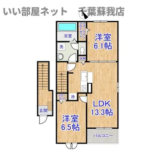 クレインヒルII【2階】の間取り