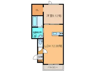 プラシードV【3階】の間取り