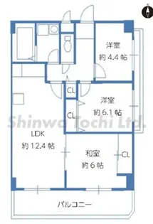 コンシェール信和【5階】の間取り