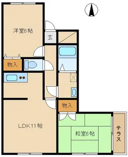 ユメッセ【1階】の間取り