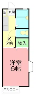 ビューバレー【2階】の間取り