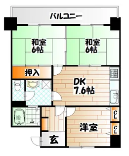 足立興産ビル【6階】の間取り