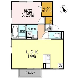ボナールエイト1【2階】の間取り