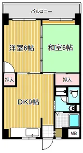 コーポおおみ【2階】の間取り