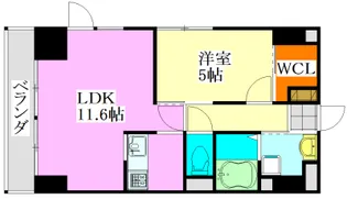 プレアデス津田沼【3階】の間取り
