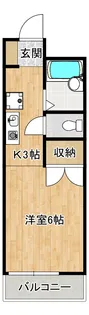 パティオ日吉【2階】の間取り
