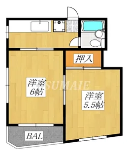 冨田ビル【3階】の間取り