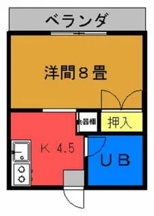 豊和マンション【2階】の間取り