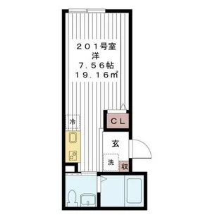 Colina大岡山【2階】の間取り