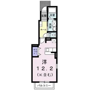 ノース・フィールド B【1階】の間取り