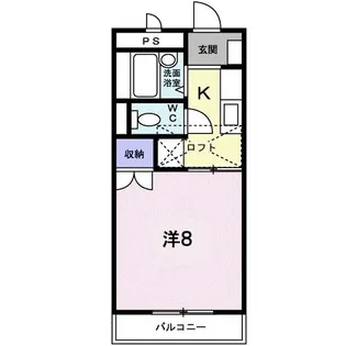 ア-バン田代2【1階】の間取り