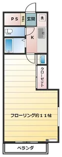 グラフティマンション8【3階】の間取り