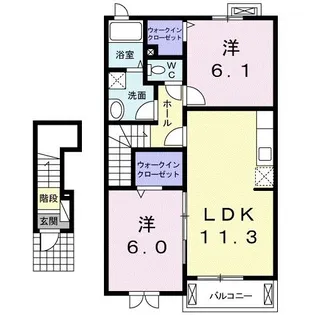 シーズンIV【2階】の間取り