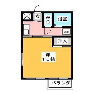 ワタナベプラザ2【3階】の間取り