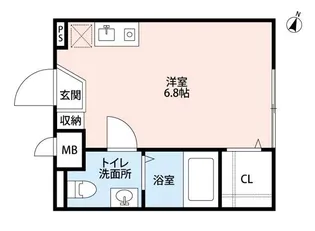 FERIO北赤羽【2階】の間取り