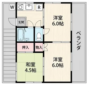 グリーンプラッツ【2階】の間取り