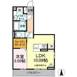 カーサココルン【1階】の間取り