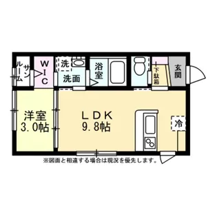 Felice森【1階】の間取り