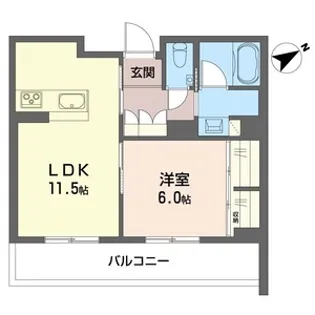 レガリータII【1階】の間取り