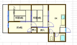 サンハイツ羽村【2階】の間取り