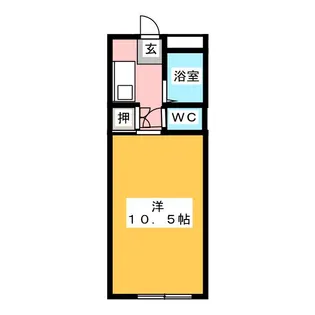 アーバンハイツ【1階】の間取り