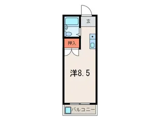 ハイツカボチャ【2階】の間取り