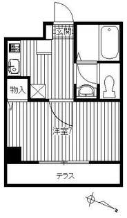 ファミール二子【2階】の間取り