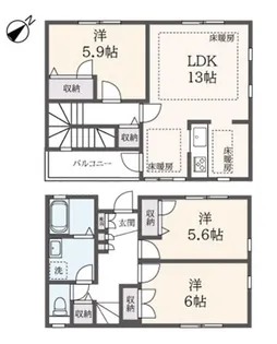 プレミア凛樹の間取り