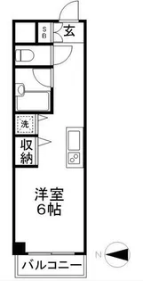 グローリス中野【1階】の間取り