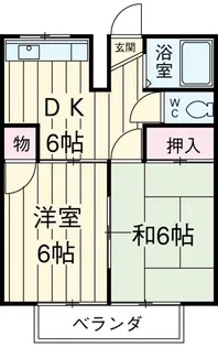 金井ハイム ツワイ【1階】の間取り
