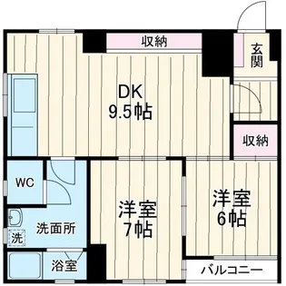 コーポ総【3階】の間取り