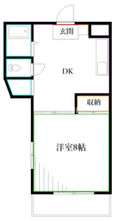 サンパレス第2牟礼【2階】の間取り