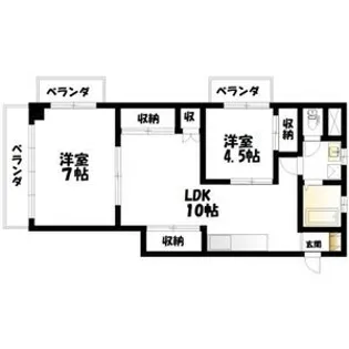 新泉ビル【4階】の間取り