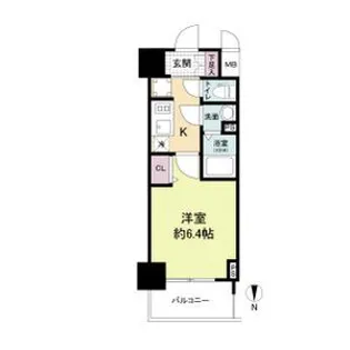 ArtizA淡路【14階】の間取り