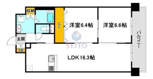 第2関根マンション【10階】の間取り