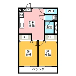 フレックス榎戸【3階】の間取り