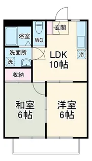 コーポ辻【1階】の間取り