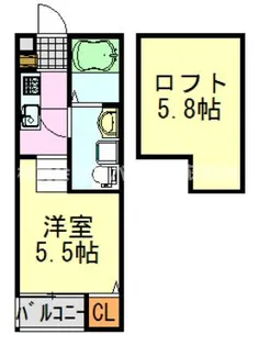 brca una(バルカ ウーナ)【2階】の間取り