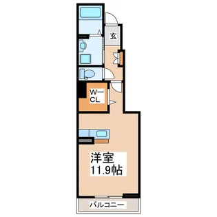 ハビタット【1階】の間取り
