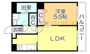 アーニスト新合川【3階】の間取り