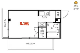 ハートランド天王町【4階】の間取り