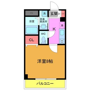 グリーンロード南行徳【4階】の間取り