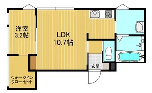 リヴィエール【2階】の間取り