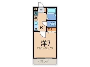 ヴィルフラッツ【1階】の間取り