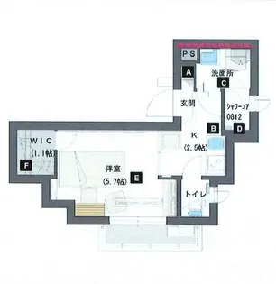 クレール三軒茶屋南【3階】の間取り