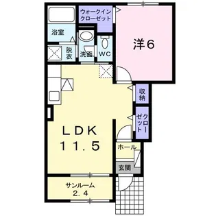 グレイス エクシア【1階】の間取り