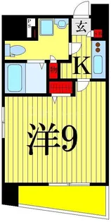 グランフォースお花茶屋【6階】の間取り
