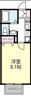 シャルル・エルミート【2階】の間取り