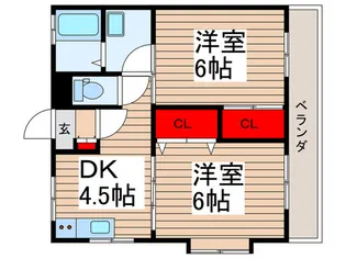 アメニティーコート【2階】の間取り