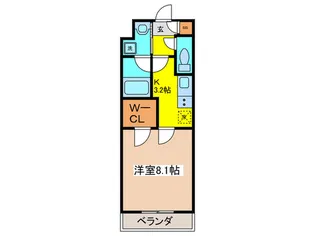 ステラウッド南恵我之荘【3階】の間取り